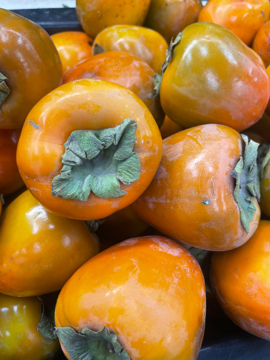 Hachiya Persimmons have a sweet, rich and honey-like flavor. It can almost taste like a pudding once fully ripe