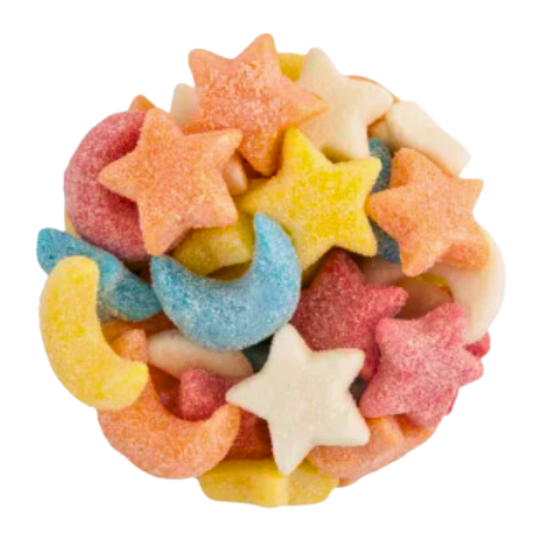 Gummy Glitter Sour Stars & Moons