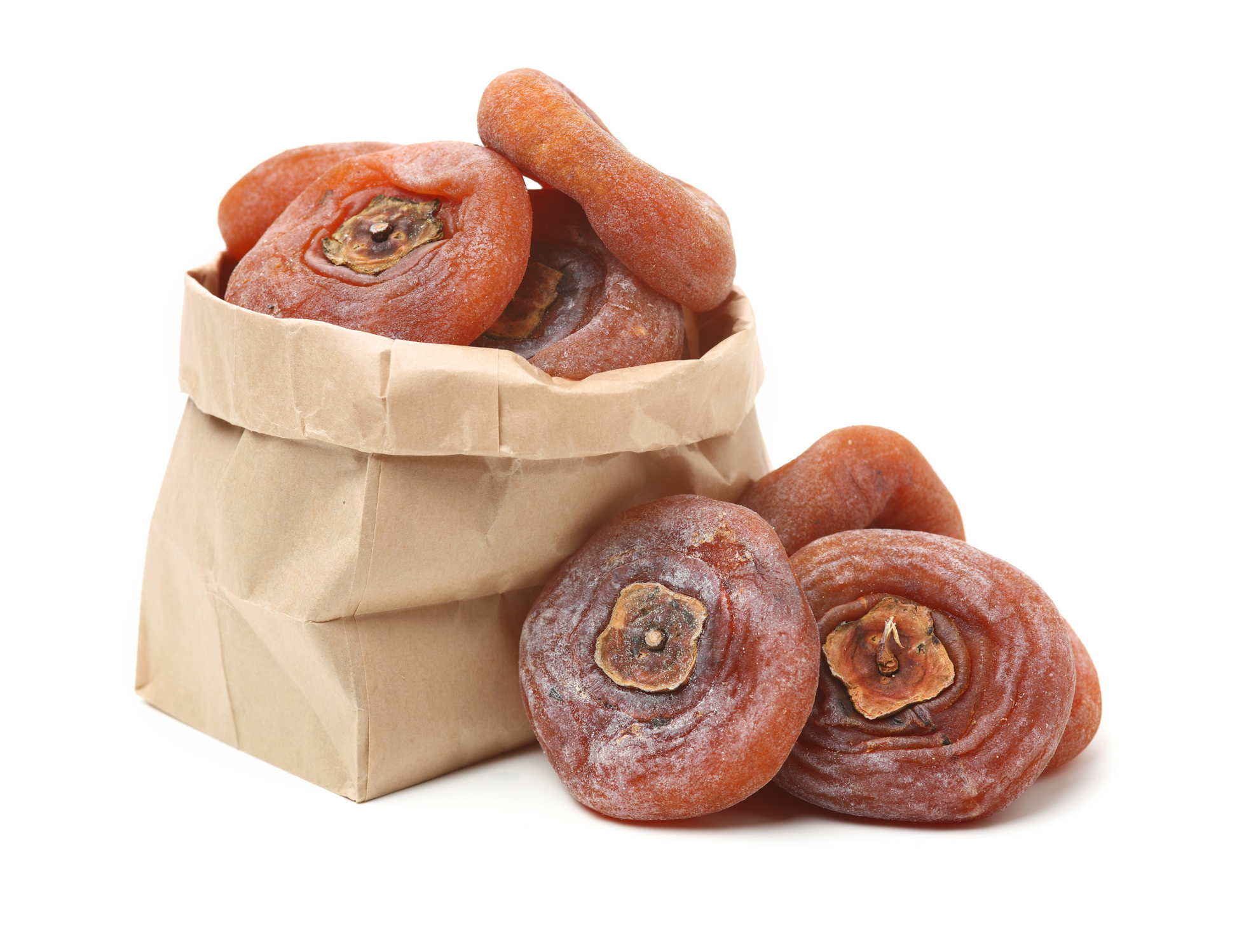 Image of dried persimmons in bag 