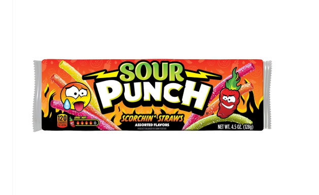 Sour Punch™ Straws Scorchin' 4.5 oz